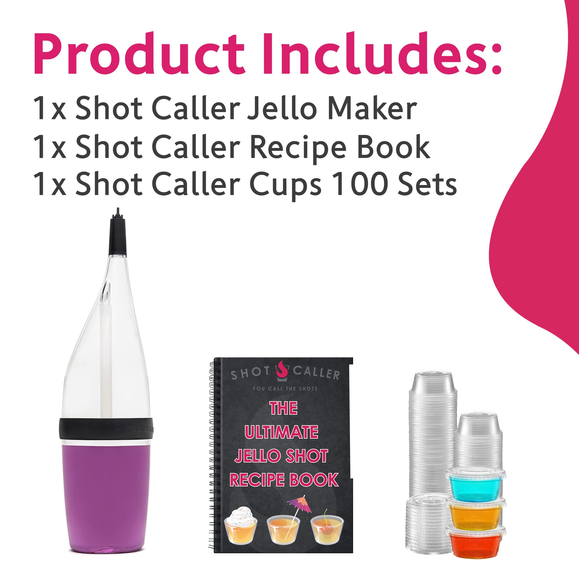 Amazon.com | Shot Caller Party Pack: Ultimate Jello Shot Kit